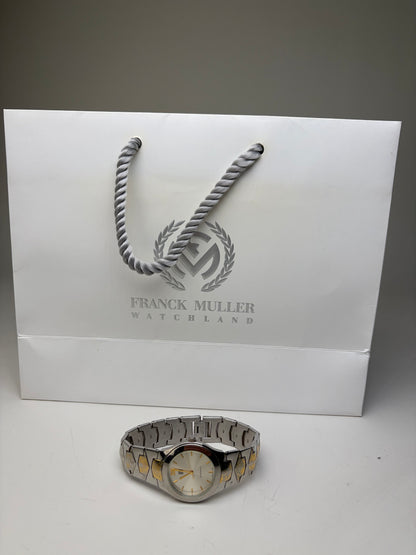 Vintage Givenchy Stainless Steel Bracelet Watch Silver Gold