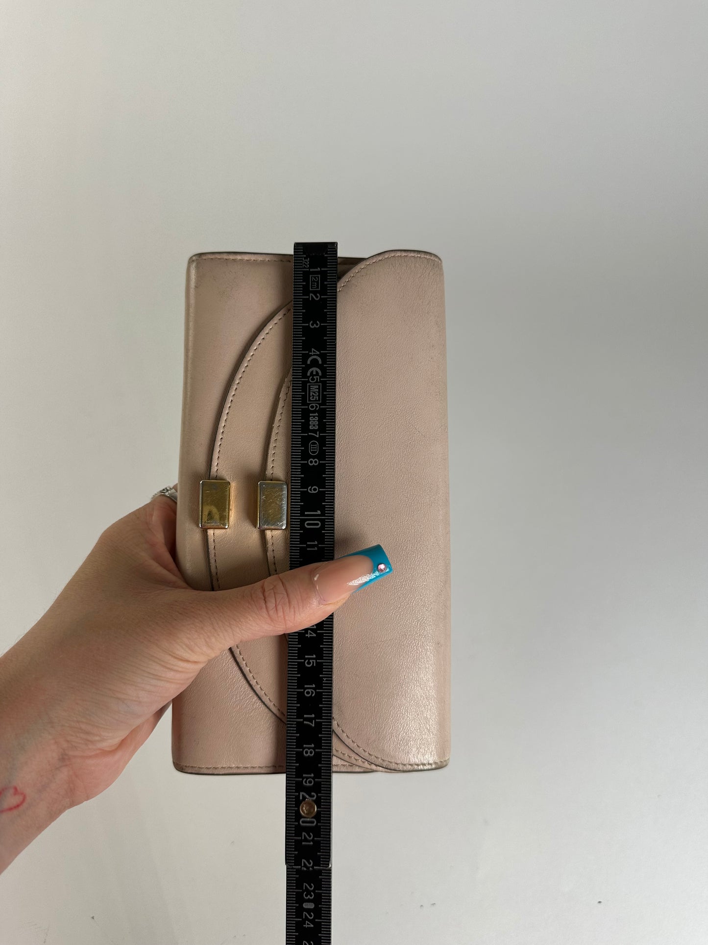 Vintage Chloe Grained Wallet Blush