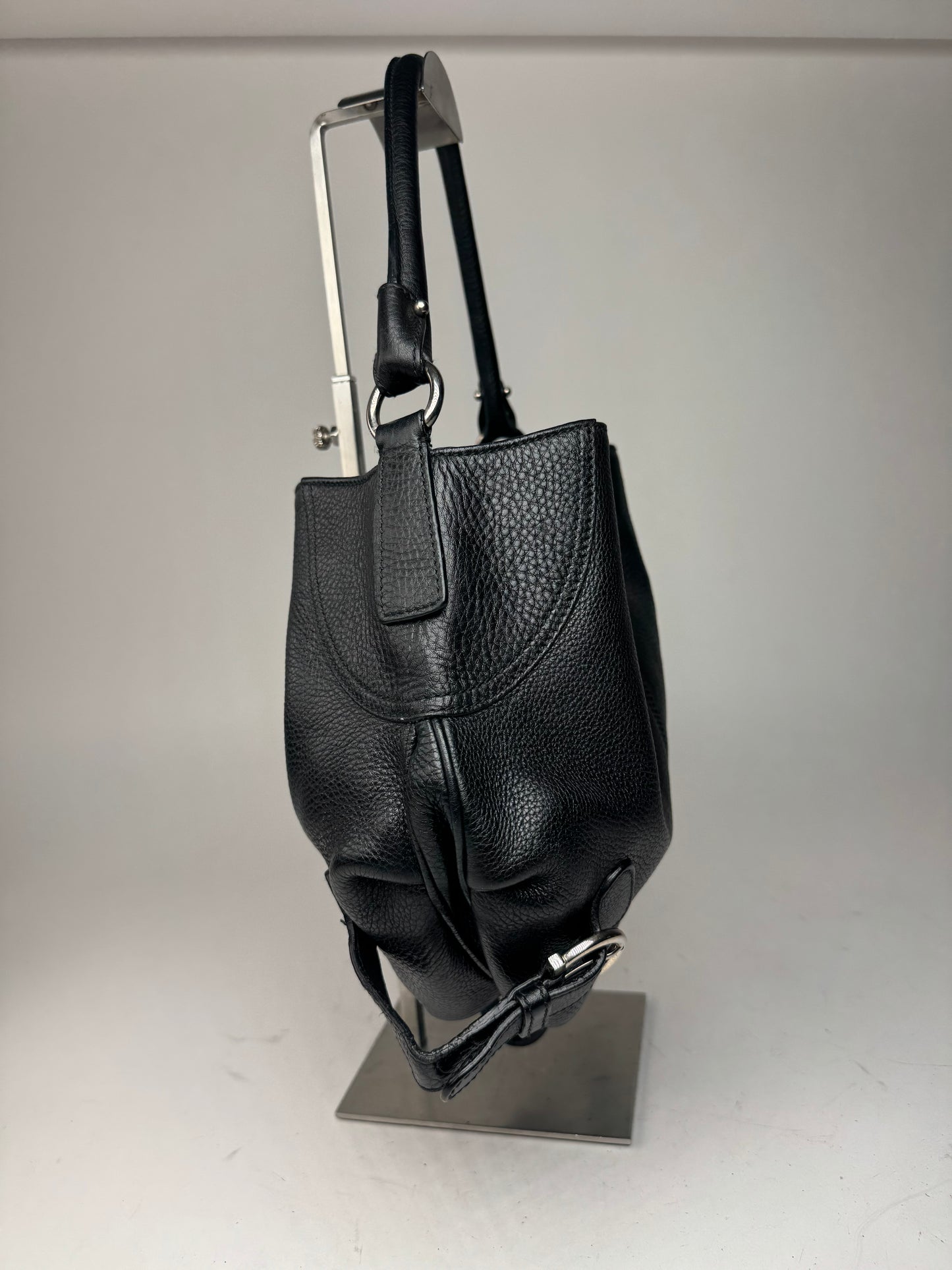 Vintage Salvatore Ferragamo Leather Bag black