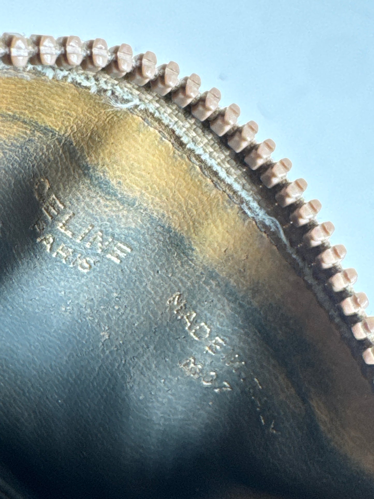 Vintage Celine Paris Leather Card holder beige brown Triomphe monogram