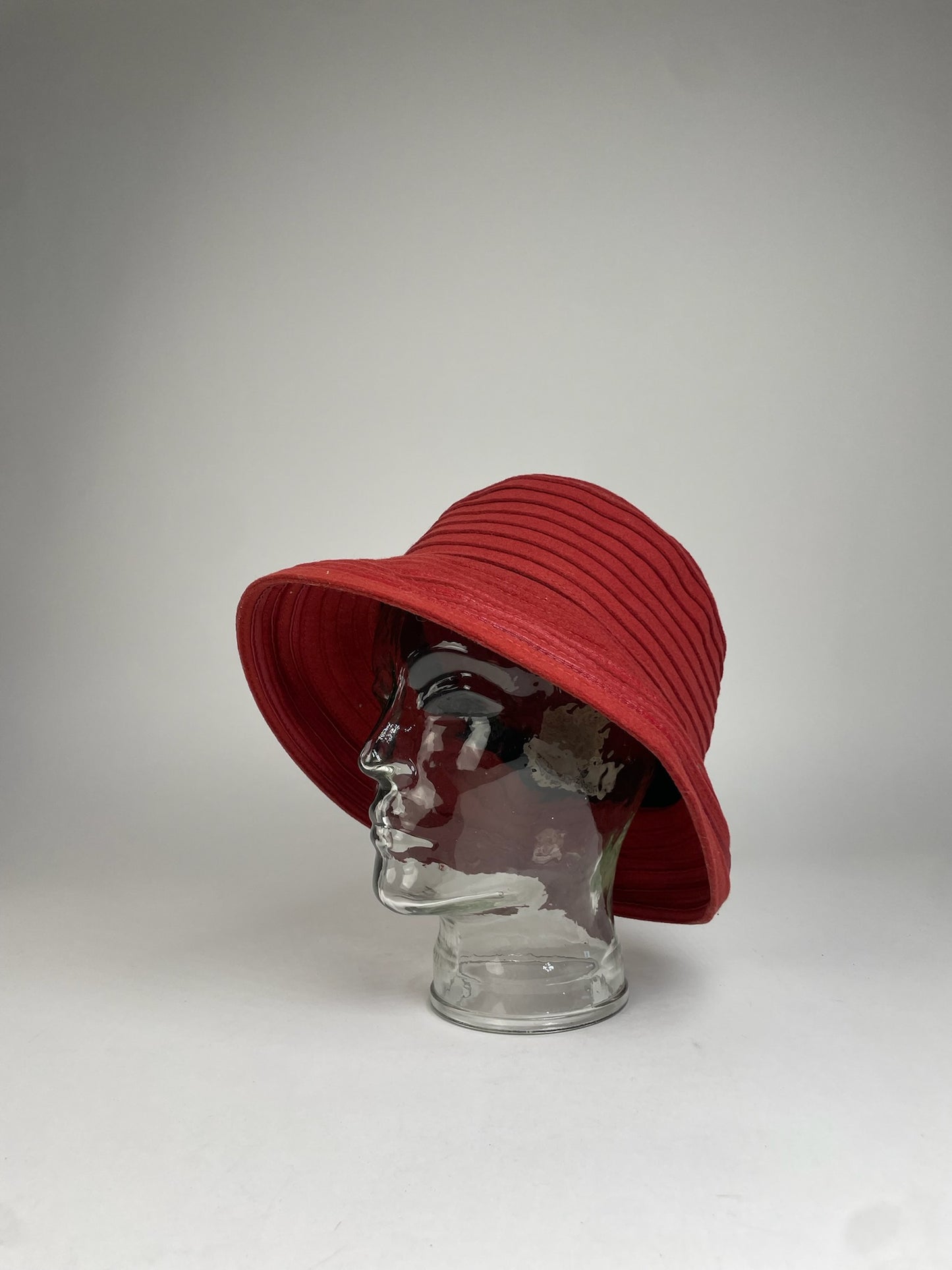 Vintage Givenchy Wool Hat Red
