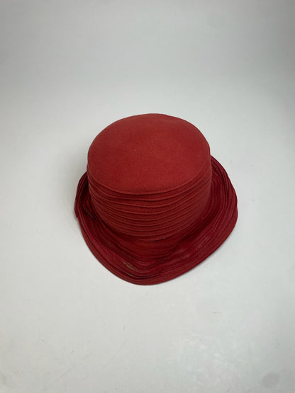 Vintage Givenchy Wool Hat Red