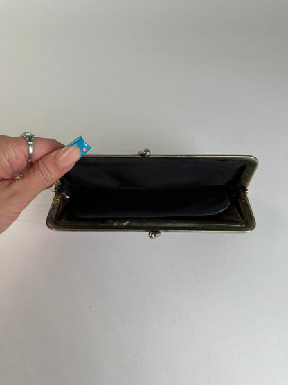 Vintage Dior Oblique Clutch Wallet Beige