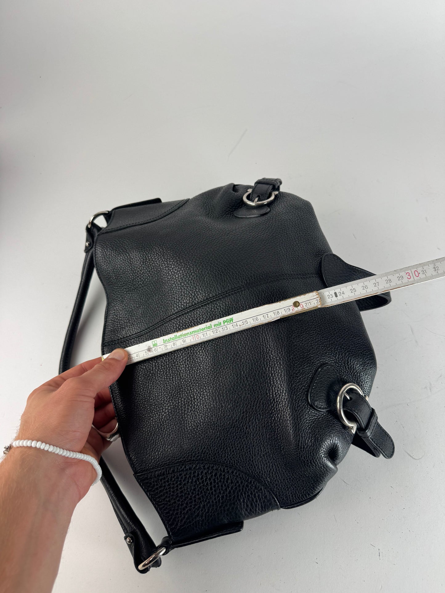 Vintage Salvatore Ferragamo Leather Bag black