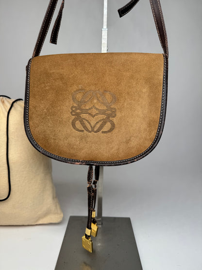 Vintage Loewe Madrid Multiway Amazona Bag Brown