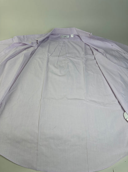 Vintage Yves Saint Laurent Men's Cotton Dress Shirt Light Purple XL