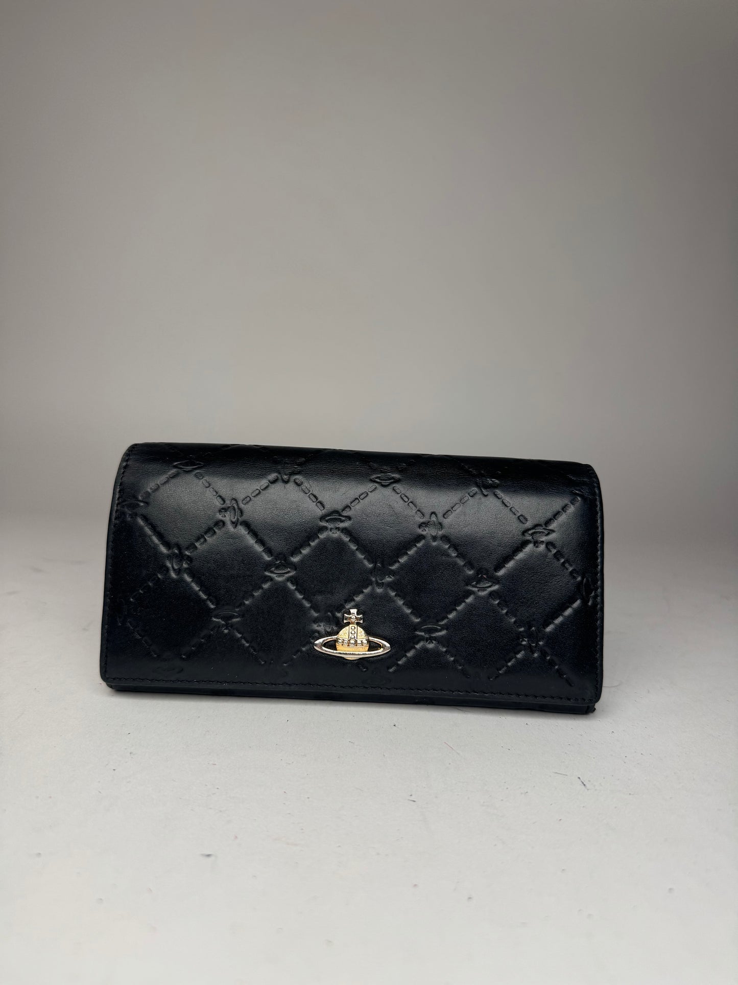 Vintage Vivienne Westwood Leather Wallet Black