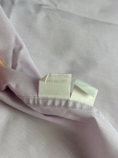 Vintage Yves Saint Laurent Men's Cotton Dress Shirt Light Purple XL
