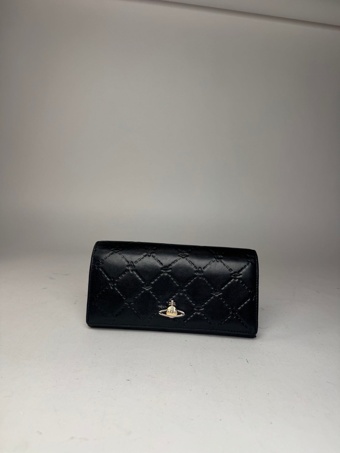 Vintage Vivienne Westwood Leather Wallet Black