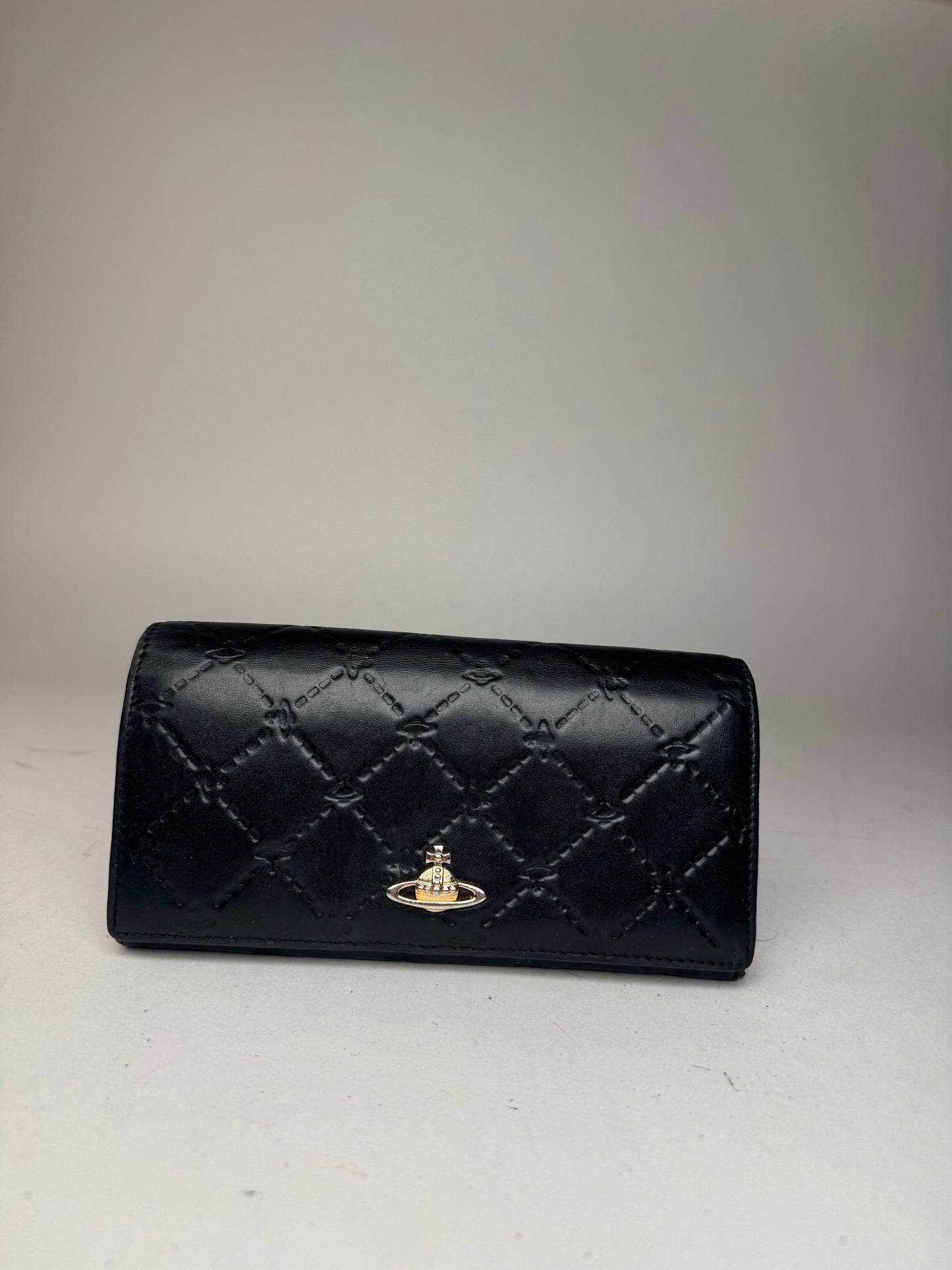 Vintage Vivienne Westwood Leather Wallet Black