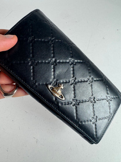 Vintage Vivienne Westwood Leather Wallet Black
