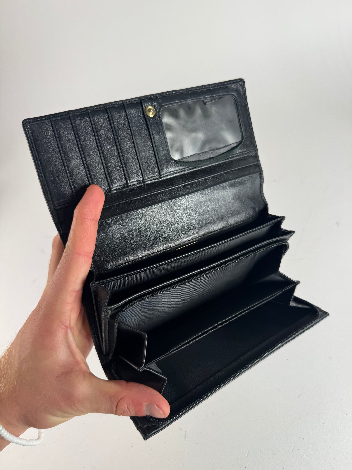 Vintage Vivienne Westwood Leather Wallet Black