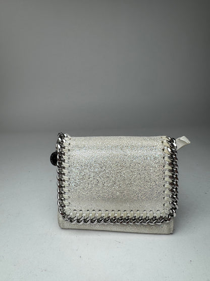 Vintage Stella Mc Cartney Vegan Leather wallet silver