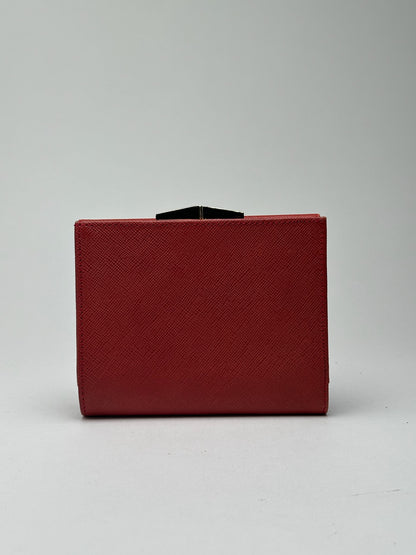 Vintage Givenchy Leather Wallet red