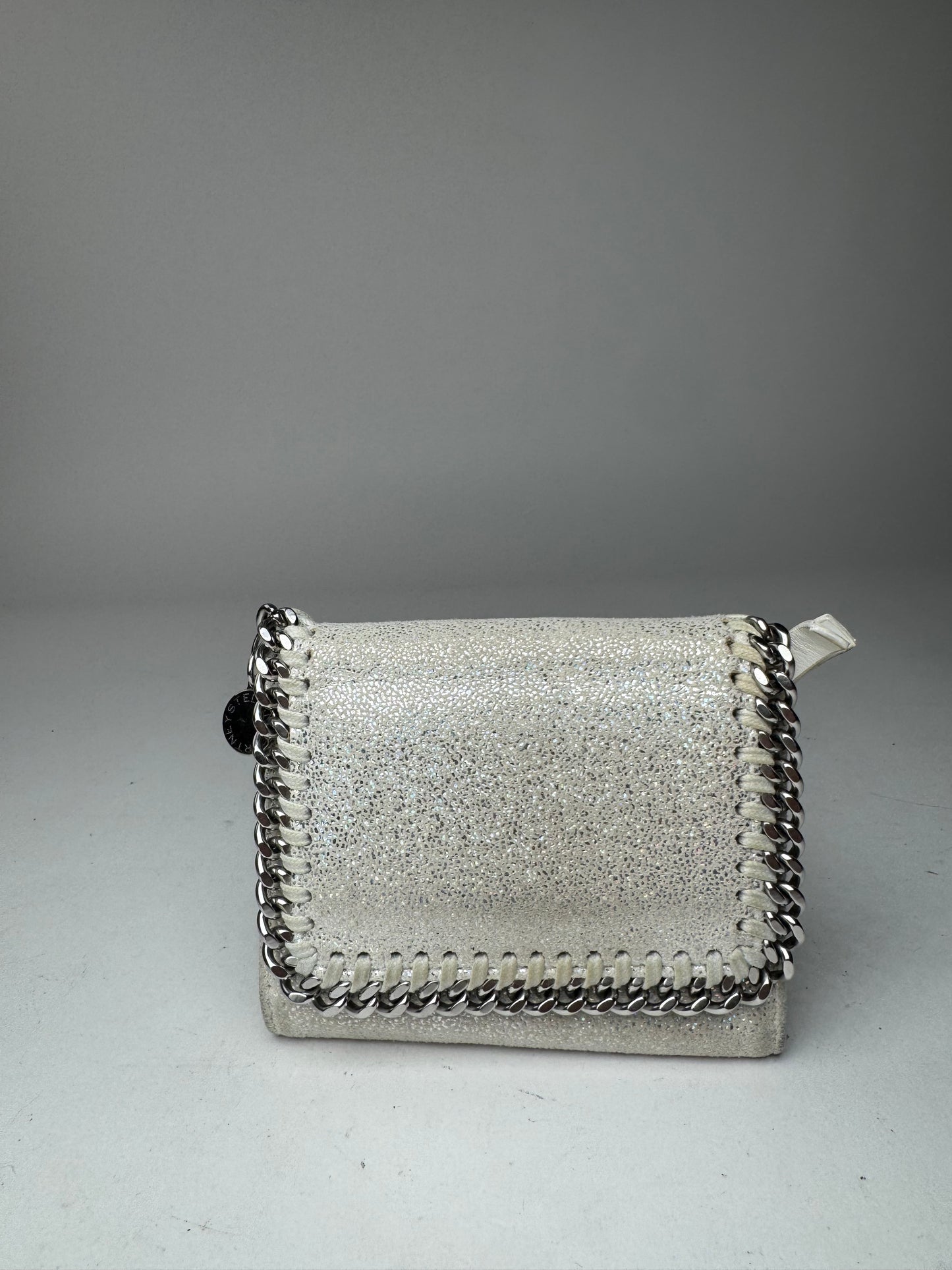 Vintage Stella Mc Cartney Vegan Leather wallet silver