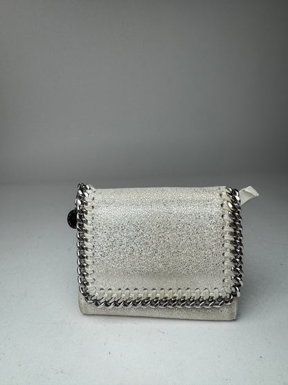 Vintage Stella Mc Cartney Vegan Leather wallet silver