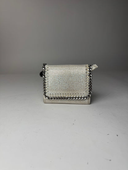 Vintage Stella Mc Cartney Vegan Leather wallet silver