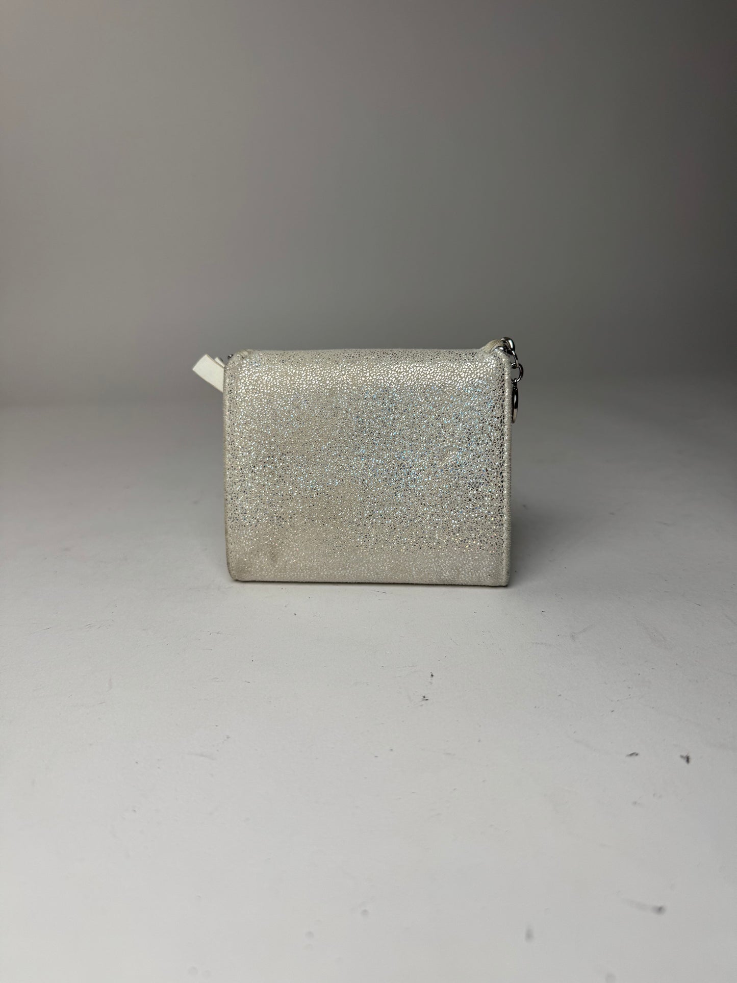 Vintage Stella Mc Cartney Vegan Leather wallet silver