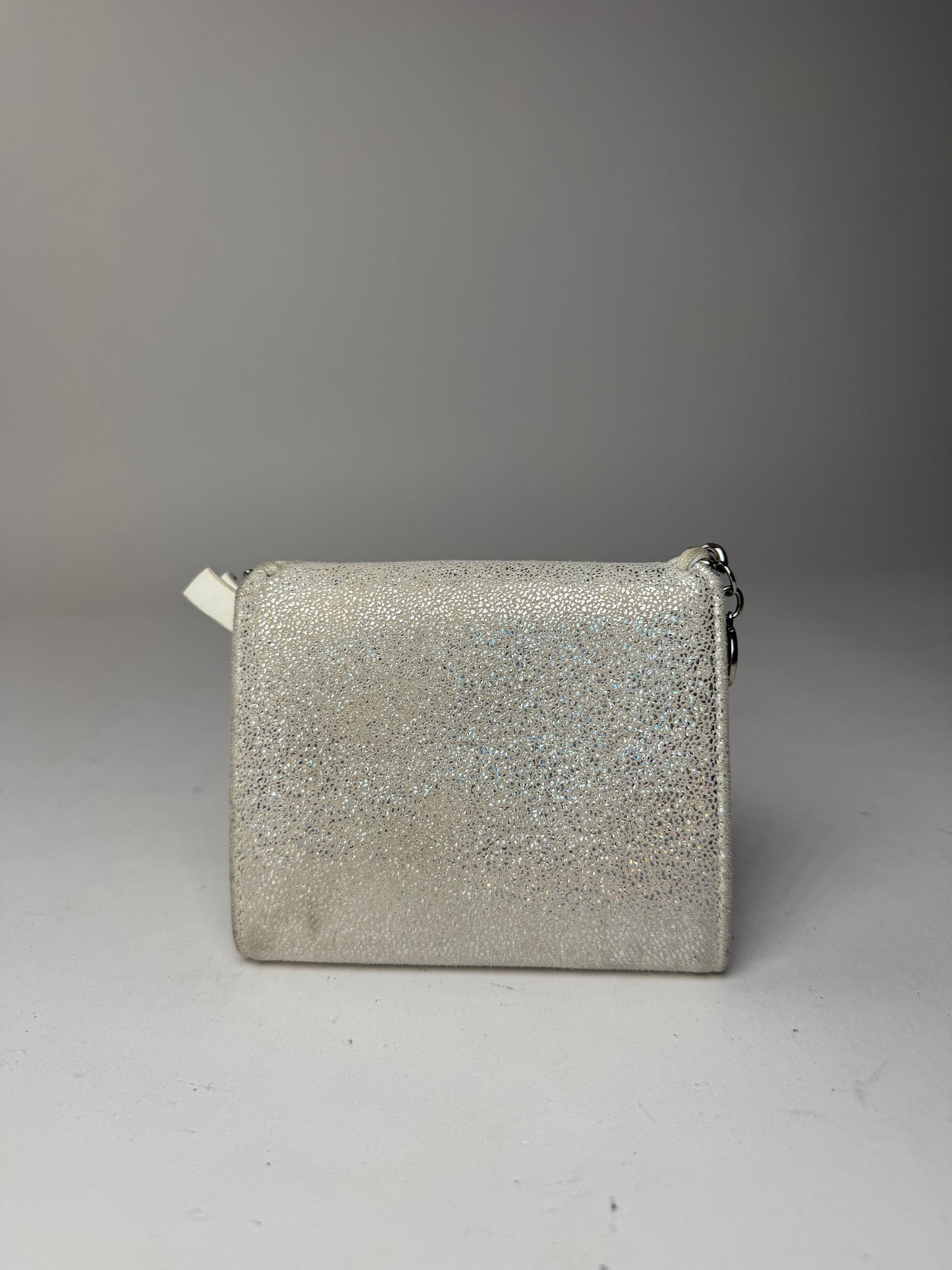 Vintage Stella Mc Cartney Vegan Leather wallet silver