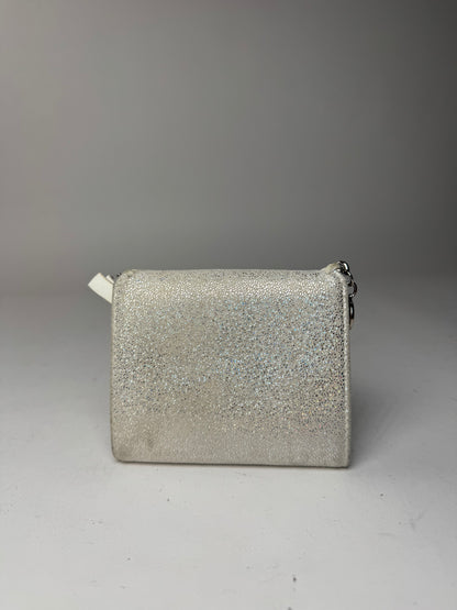 Vintage Stella Mc Cartney Vegan Leather wallet silver