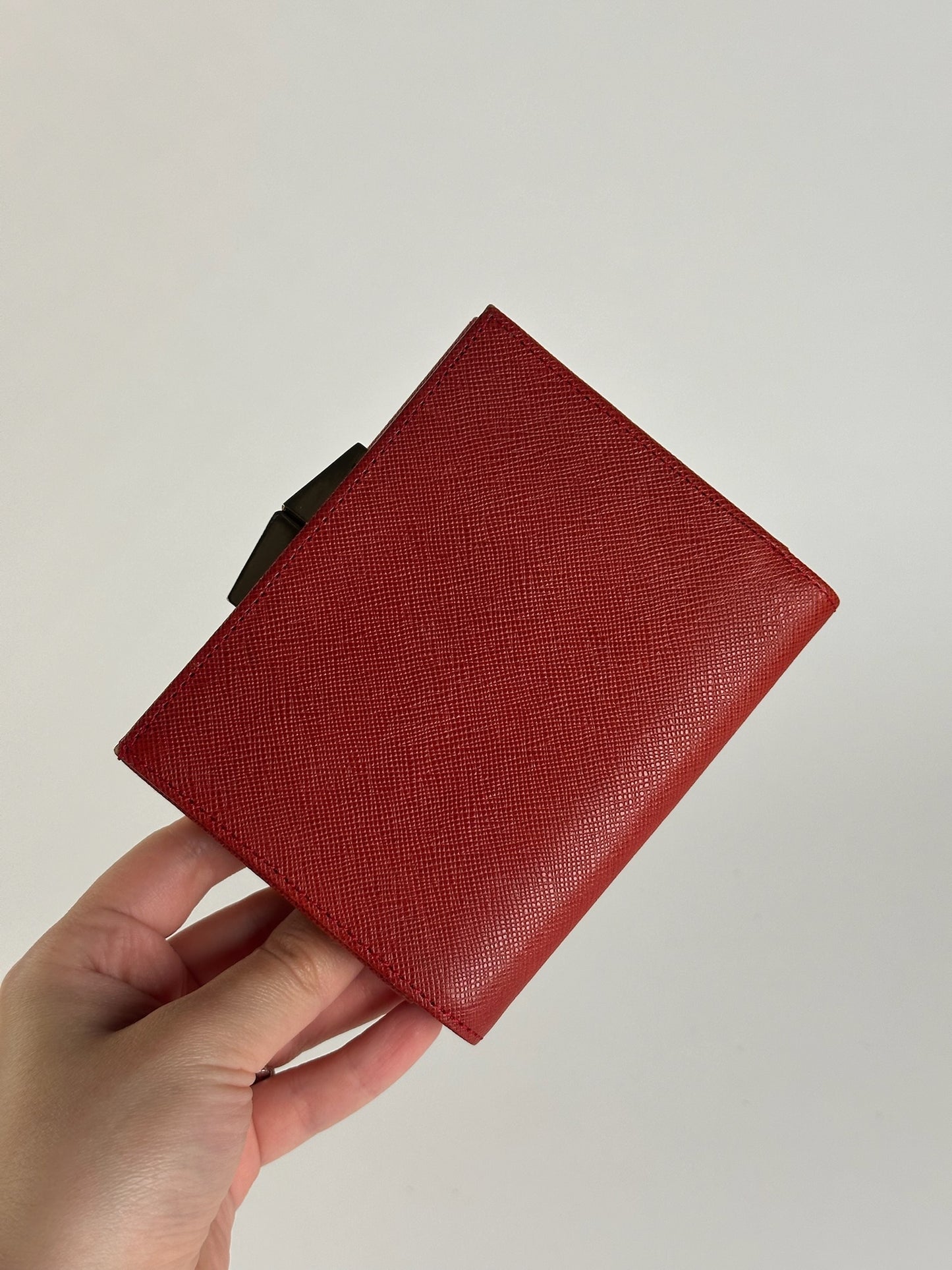 Vintage Givenchy Leather Wallet red