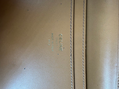 Vintage Celine Coated Wallet Brown