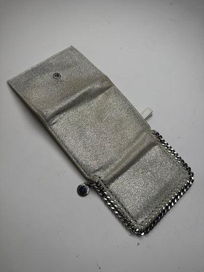 Vintage Stella Mc Cartney Vegan Leather wallet silver