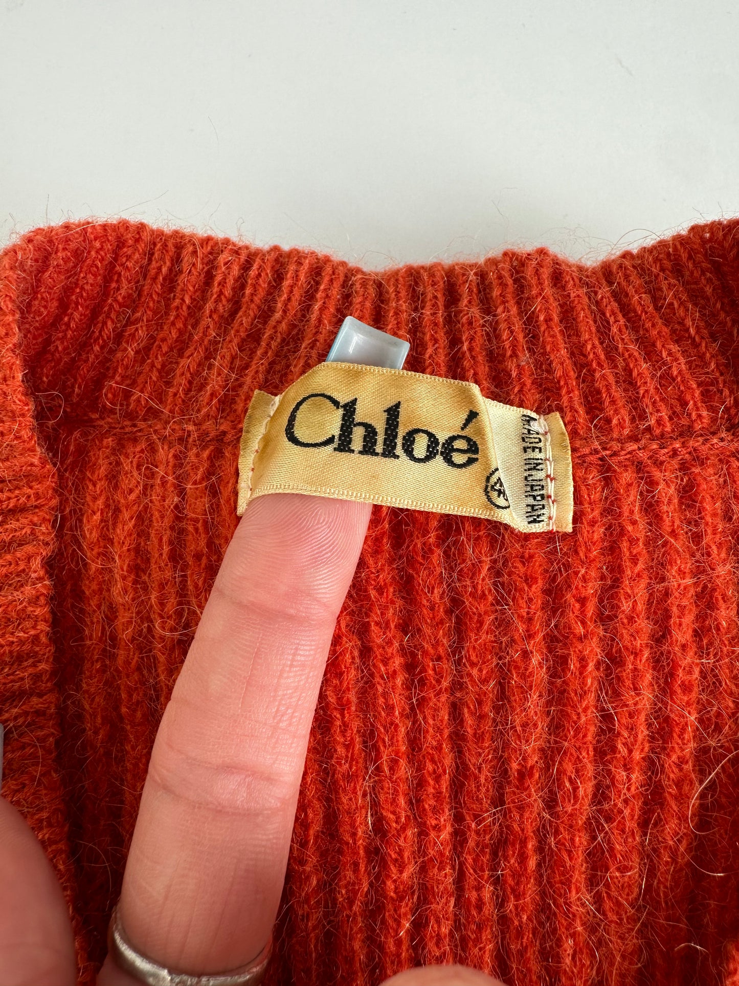 Vintage Chloe Wool Sweater Vest Vibrant