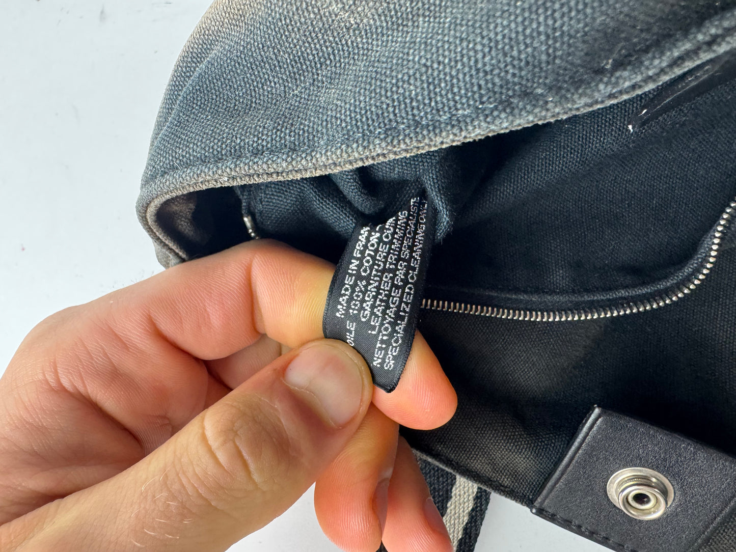 Vintage Hermes Troca Handbag black brown