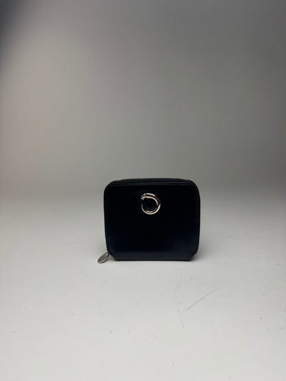 Vintage Cartier Panthere Patent Leather Card Holder Black