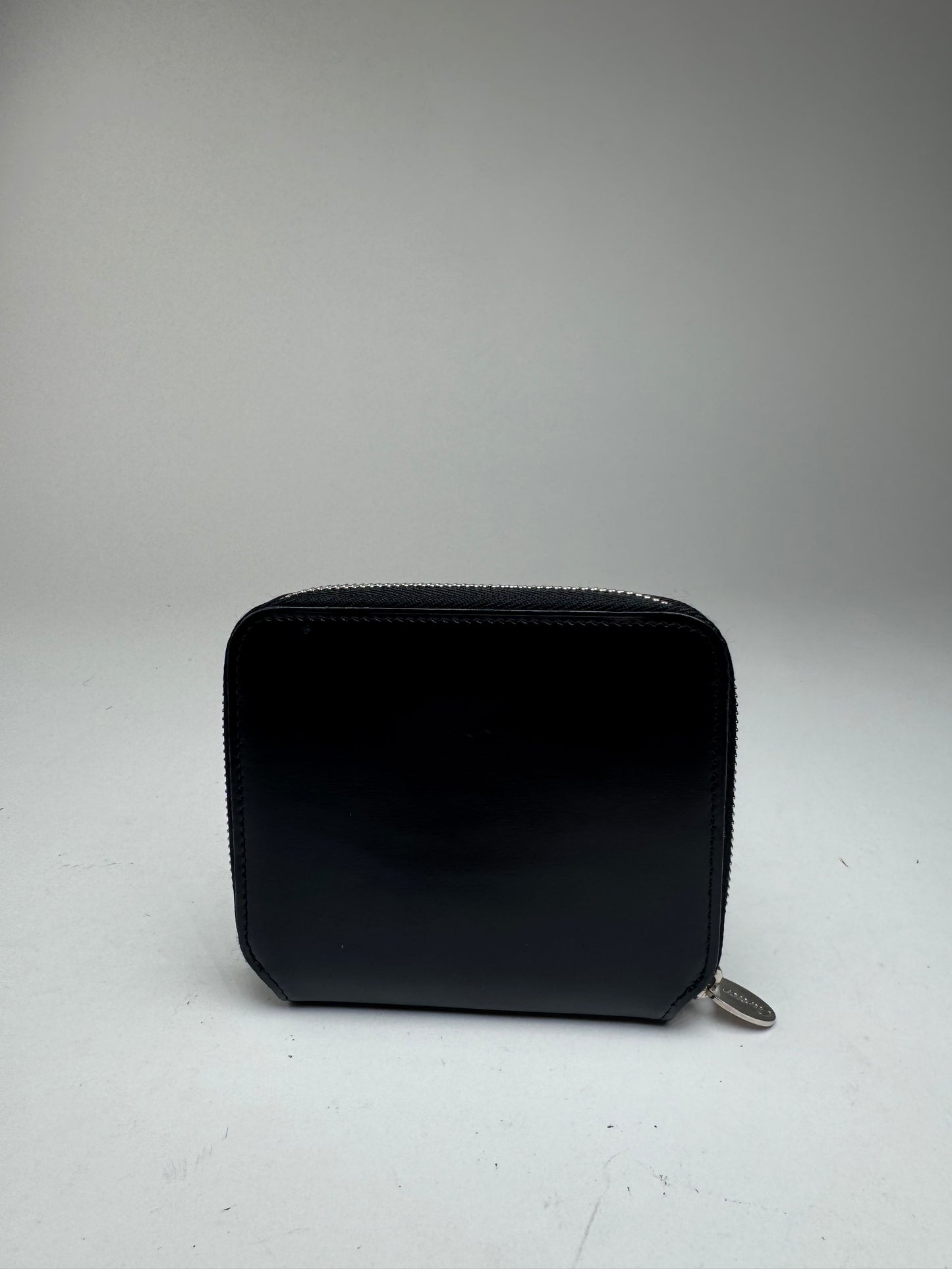 Vintage Cartier Panthere Patent Leather Card Holder Black