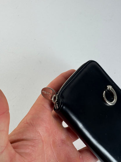 Vintage Cartier Panthere Patent Leather Card Holder Black