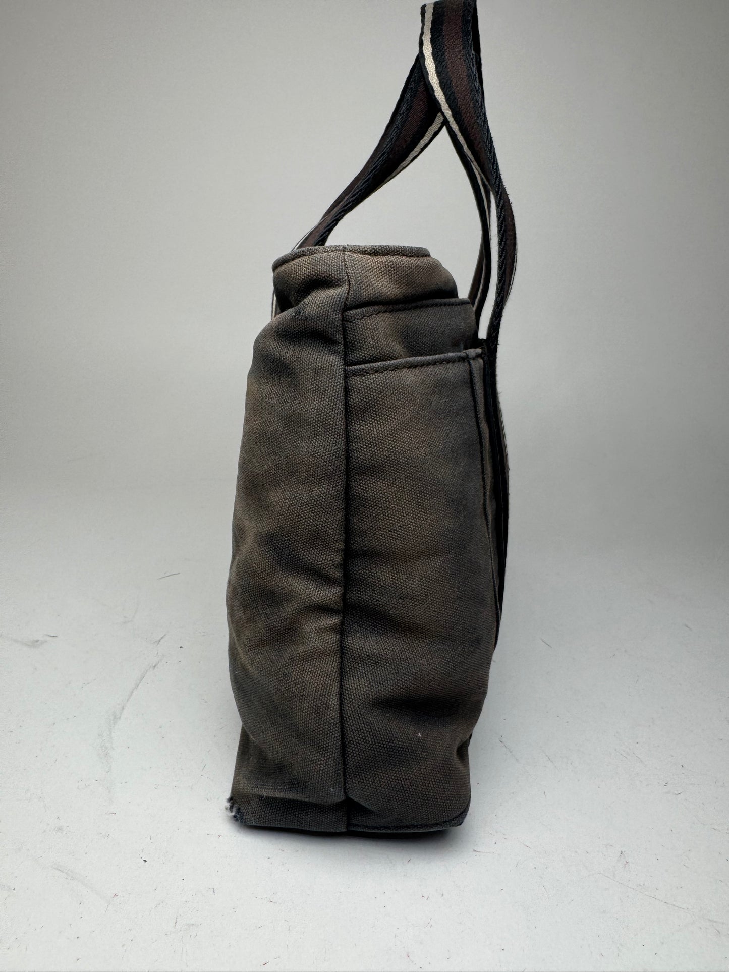 Vintage Hermes Troca Handbag black brown