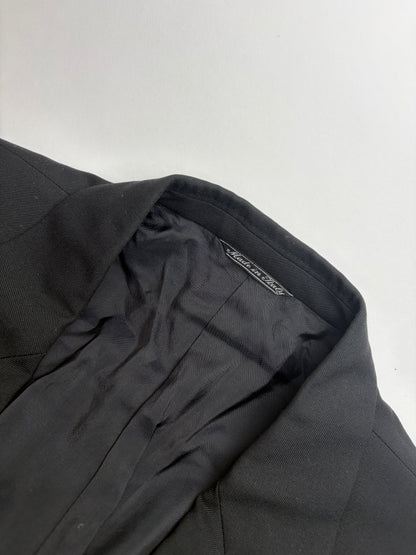 Vintage Fendi Men's Wool Blend Suit Set Black L