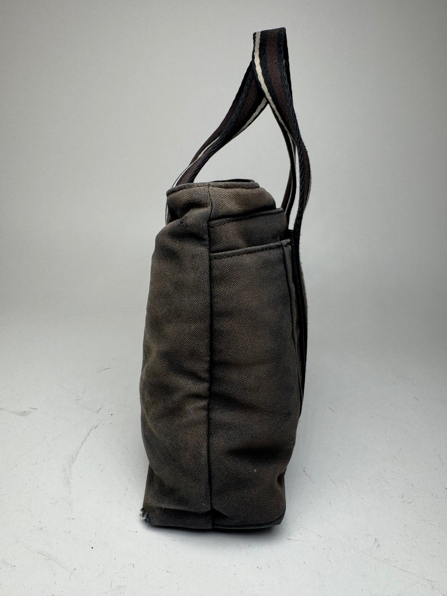 Vintage Hermes Troca Handbag black brown