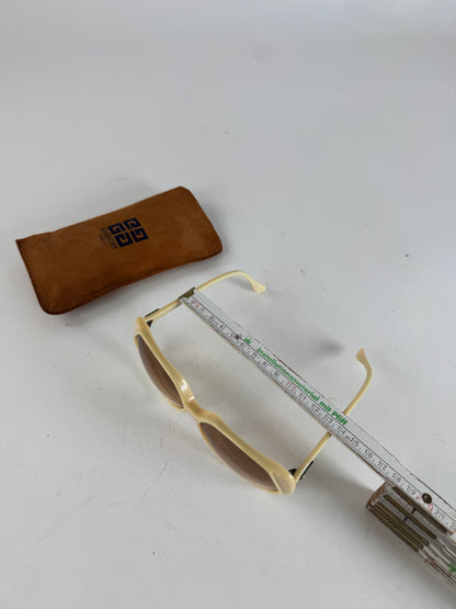 Vintage Givenchy Oversized Sunglasses White