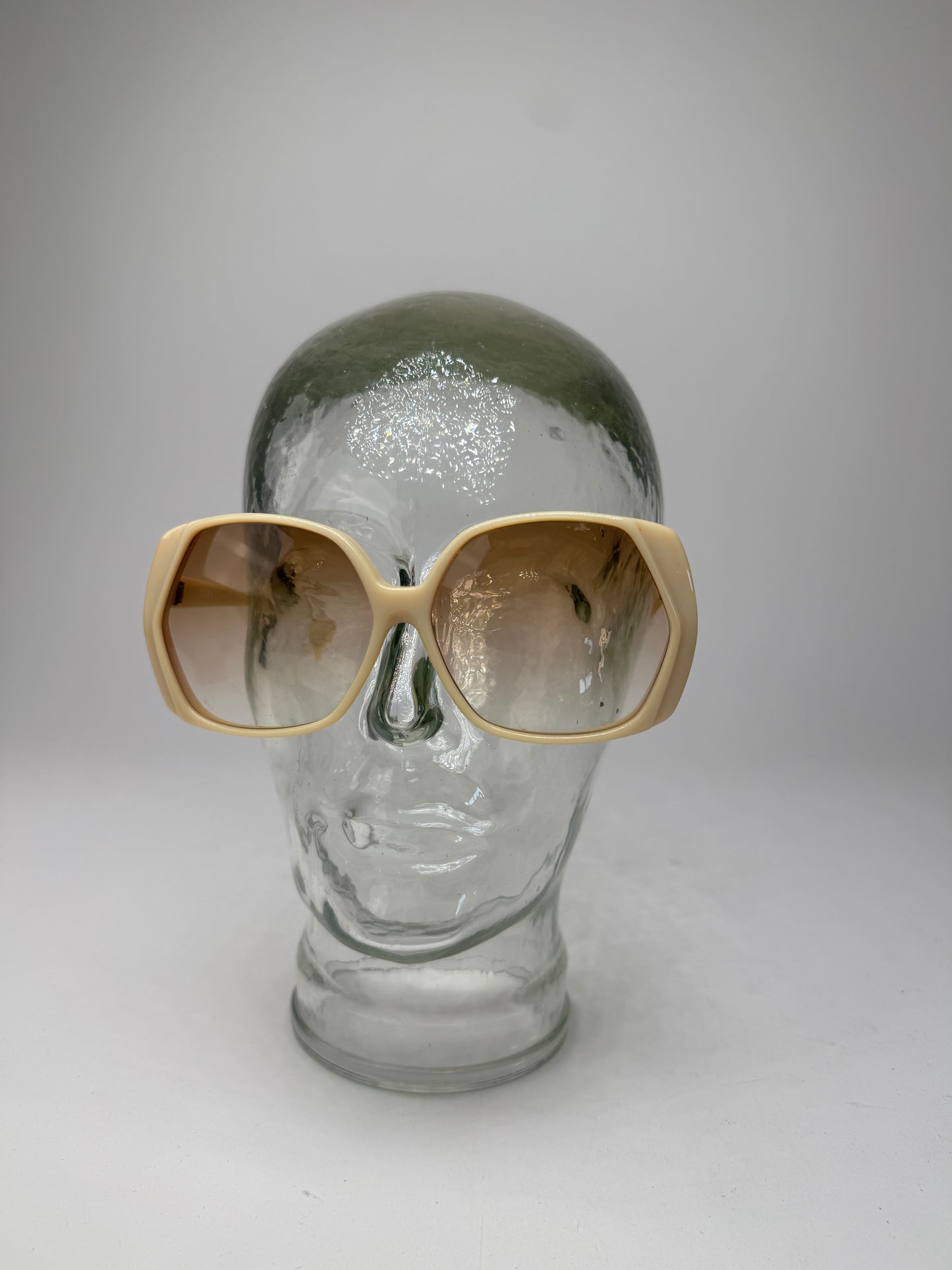 Vintage Givenchy Oversized Sunglasses White