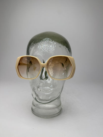 Vintage Givenchy Oversized Sunglasses White