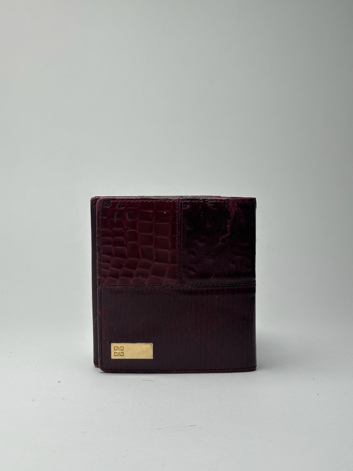 Vintage Givenchy Patent Leather Wallet purple