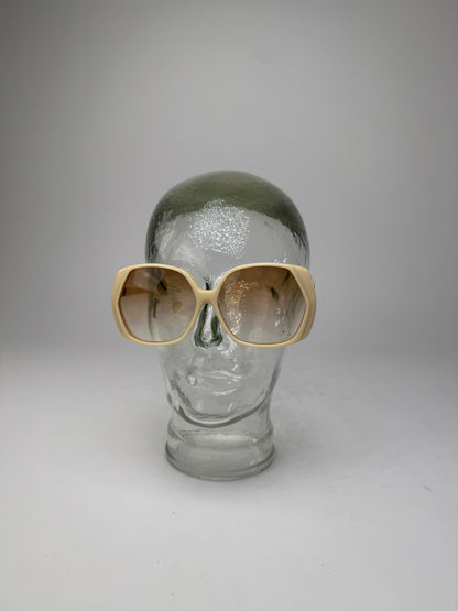 Vintage Givenchy Oversized Sunglasses White