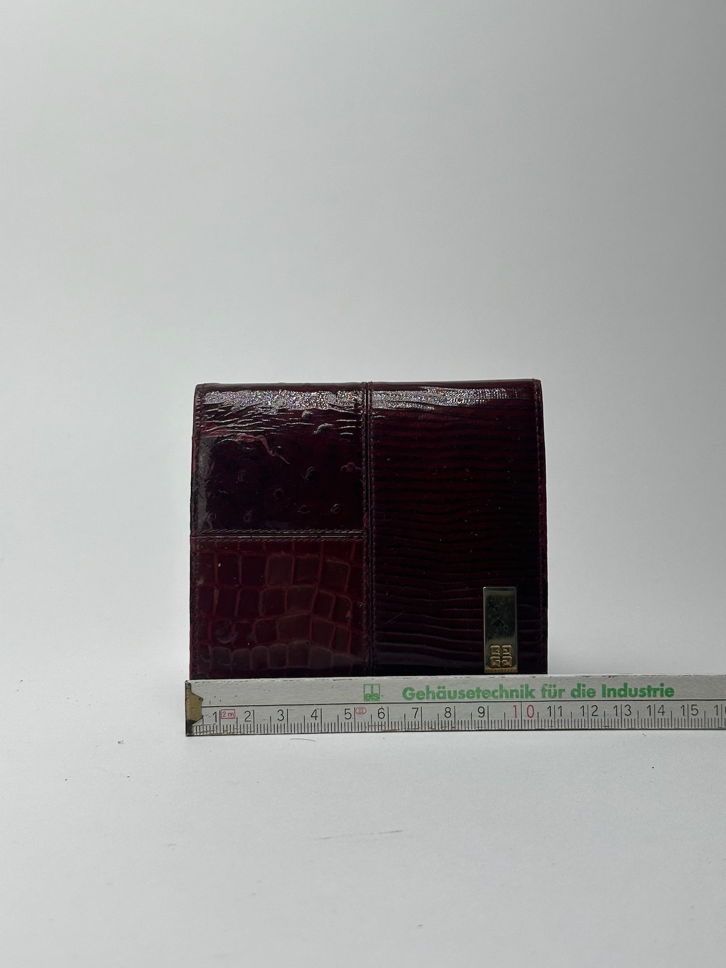 Vintage Givenchy Patent Leather Wallet purple