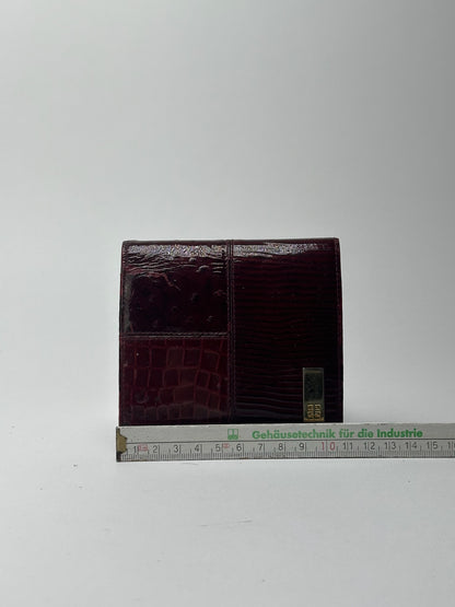 Vintage Givenchy Patent Leather Wallet purple