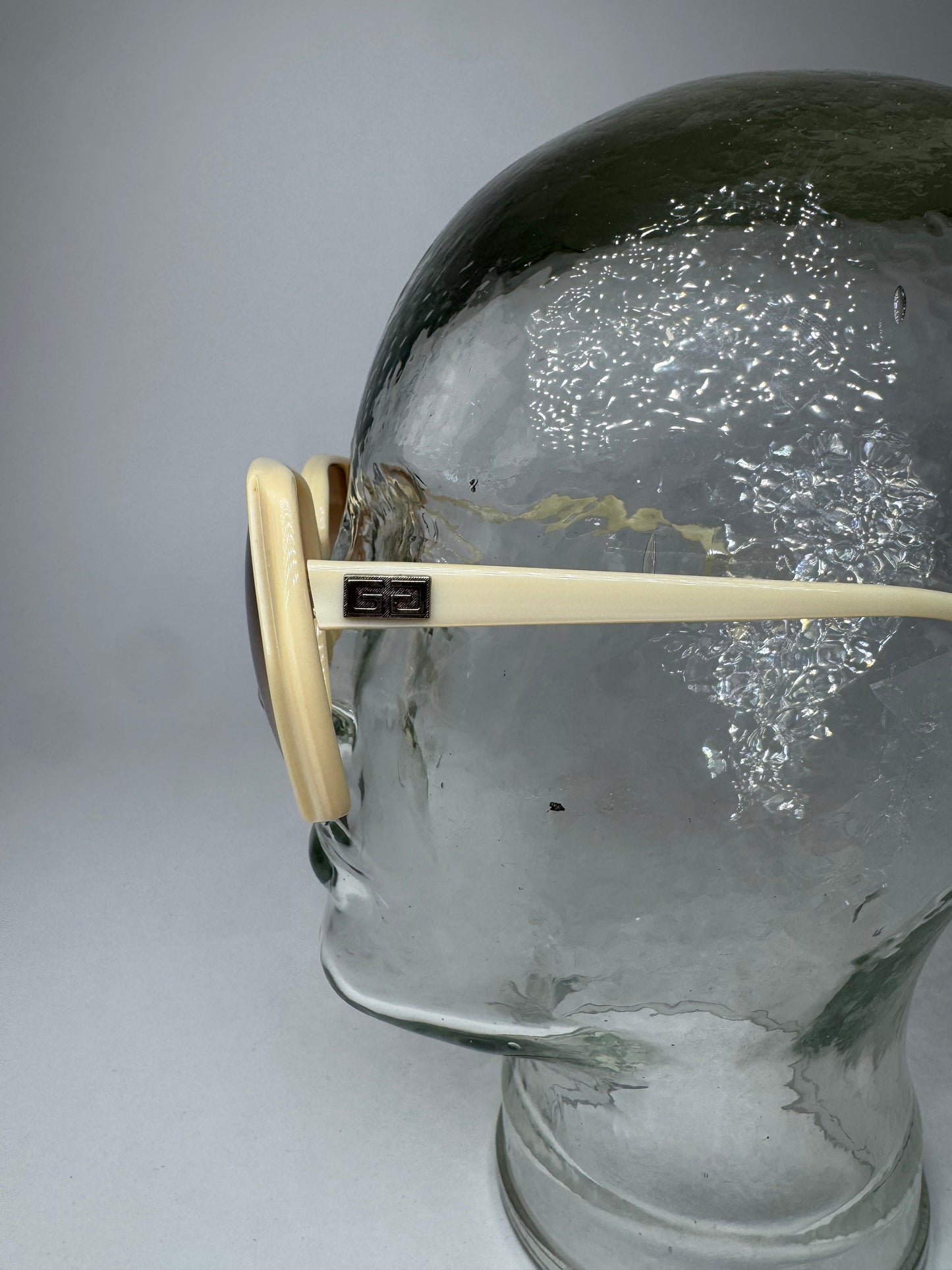 Vintage Givenchy Oversized Sunglasses White