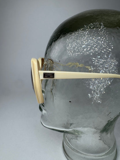 Vintage Givenchy Oversized Sunglasses White