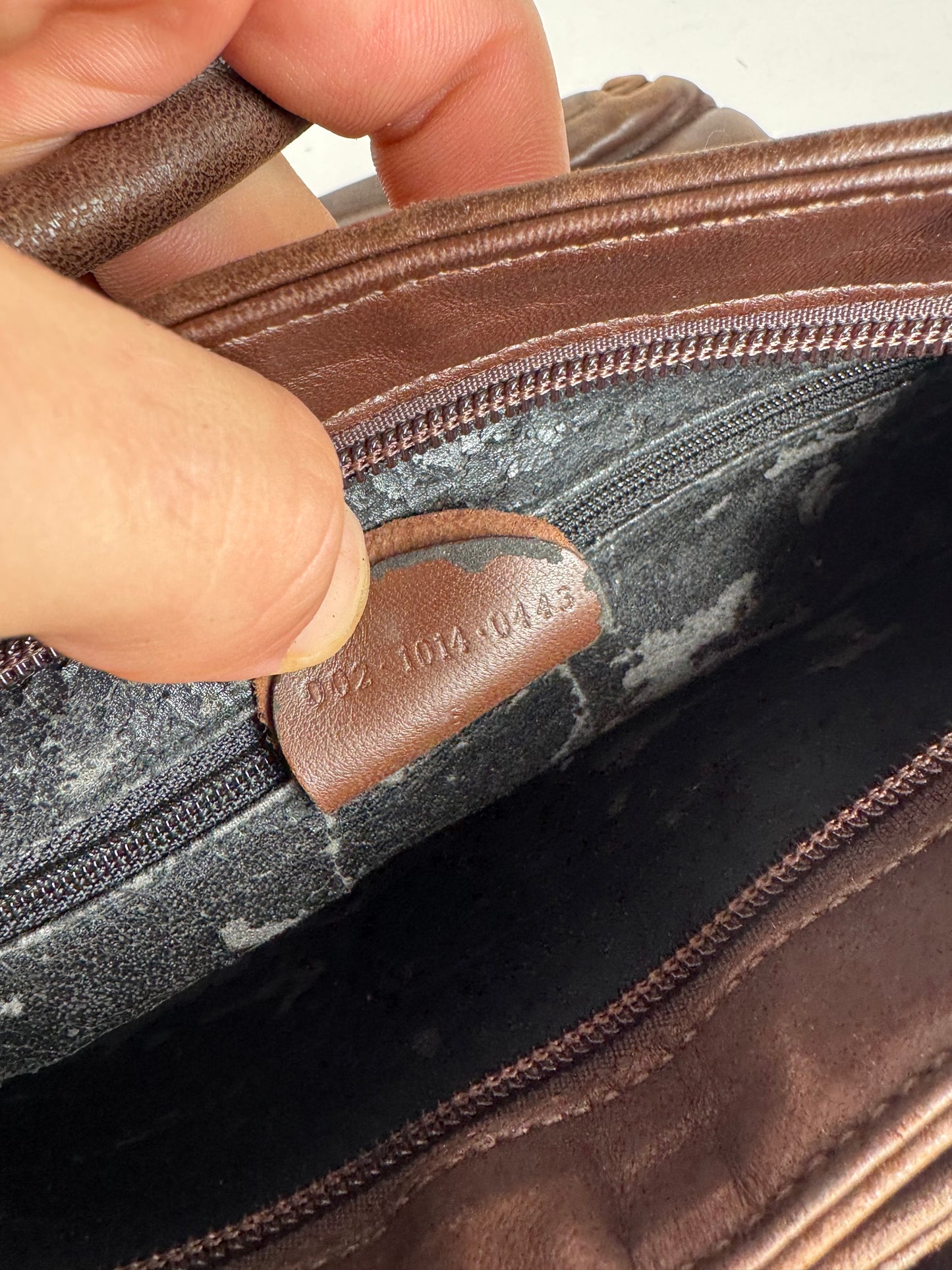 Vintage Gucci Leather handbag brown