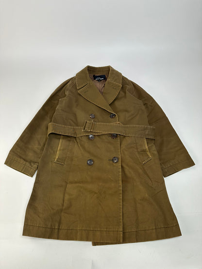 Vintage Comme Des Garçons Denim Trenchcoat Khaki S