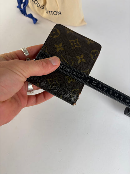 Vintage Louis Vuitton Monogram Canvas Bifold Wallet 1995 Brown