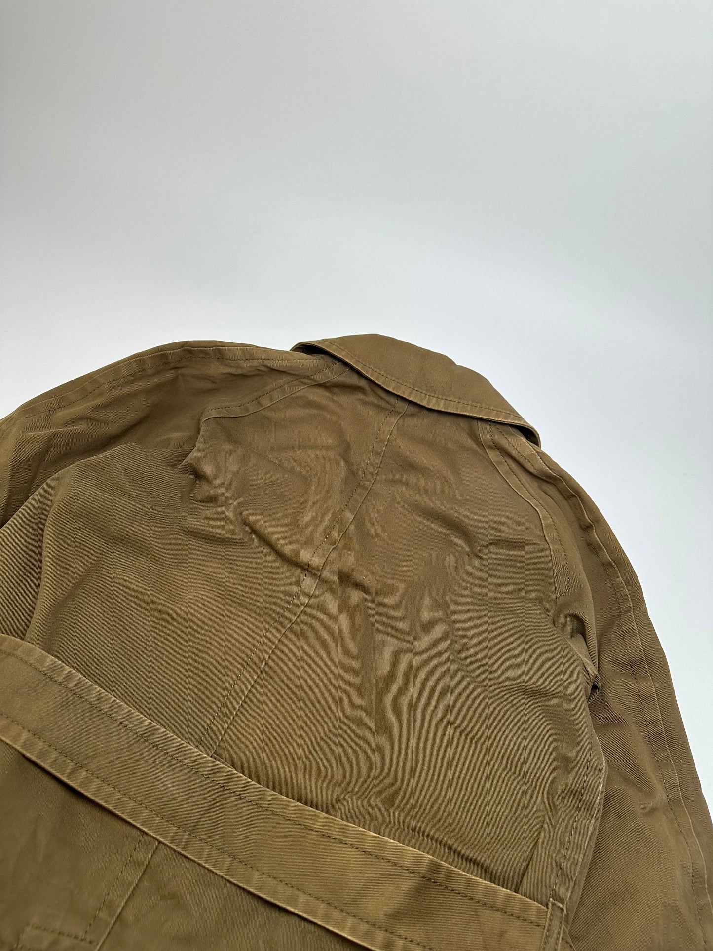 Vintage Comme Des Garçons Denim Trenchcoat Khaki S