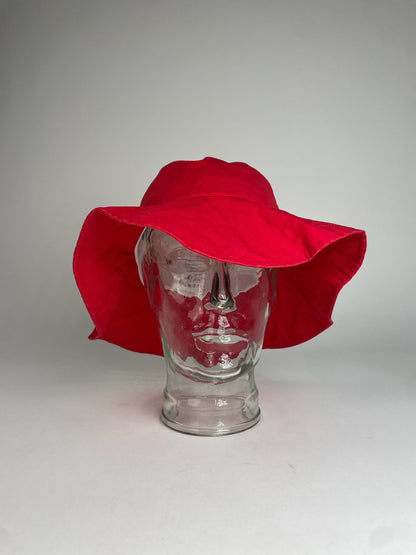 Vintage Celine Paris Sun Hat Red