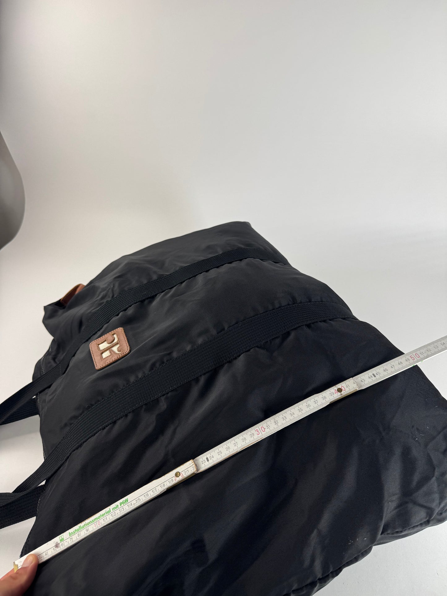 Sac de voyage vintage Courreges noir